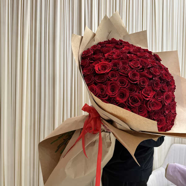 Royal Red Rose Gown