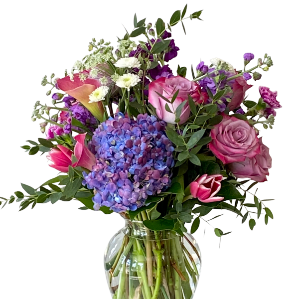 Blueberry Hydrangea and Garden Mix Tall