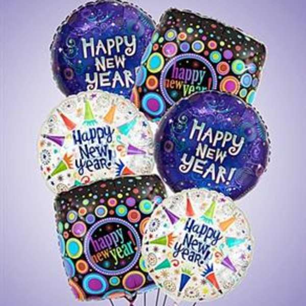 Happy New Year -Balloon Bouquet