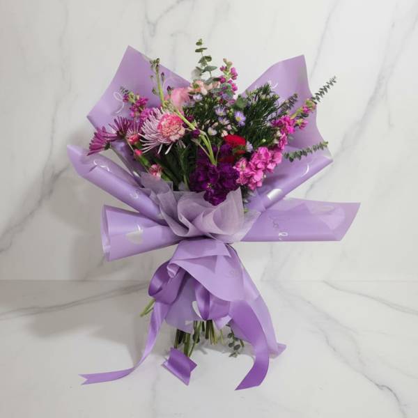 Pink and Purple Spring Bouquet