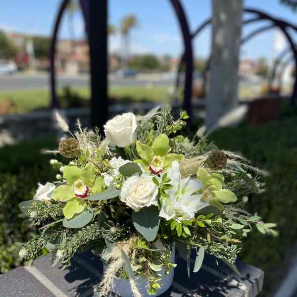 Boho Pampas Garden Arrangement – Textured Neutral Floral Design Rancho Cucamonga