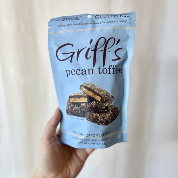 Griffs Pecan Toffee Bag (4.5 Ounces)