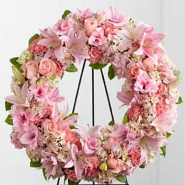 Pink Loving Remembrance (Easel Stand)