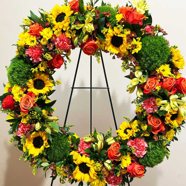 22" Autumnal Memories Wreath