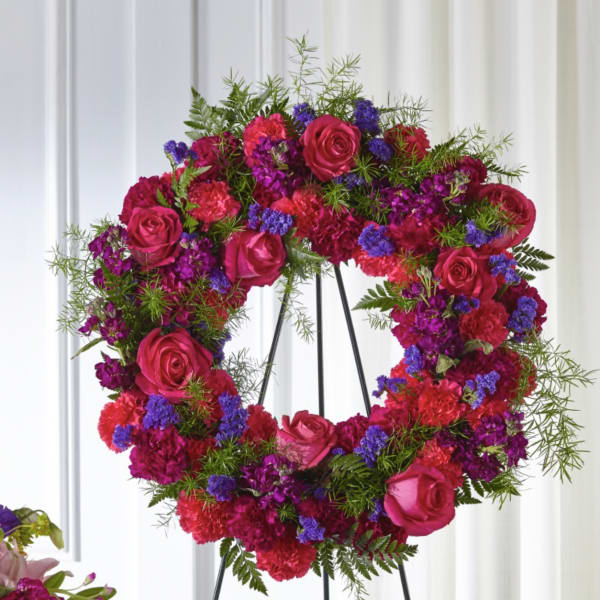 Calming Colors Wreath