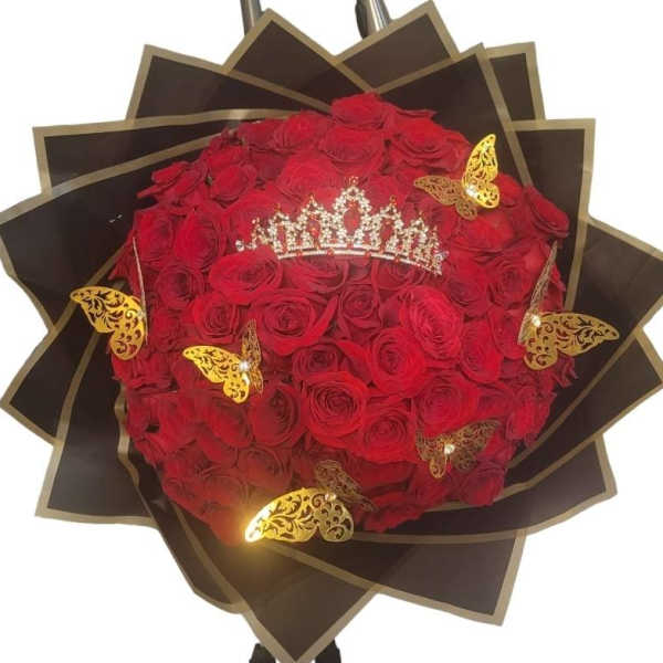 RAMO BUCHON 100 ROSAS