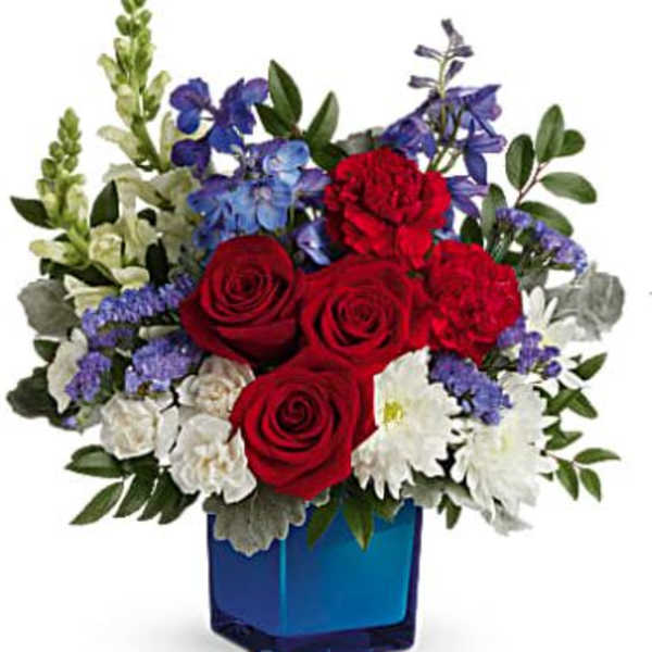Red, White & Blooms Bouquet