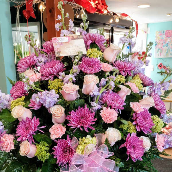 Spring Funeral Basket