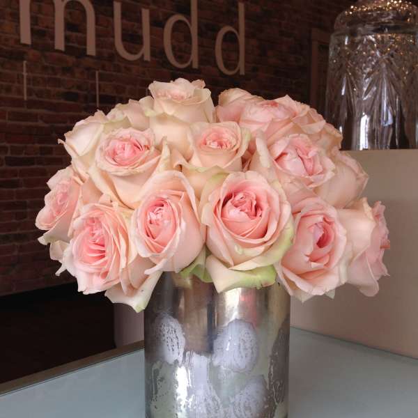 Peach Antique Rose Pave
