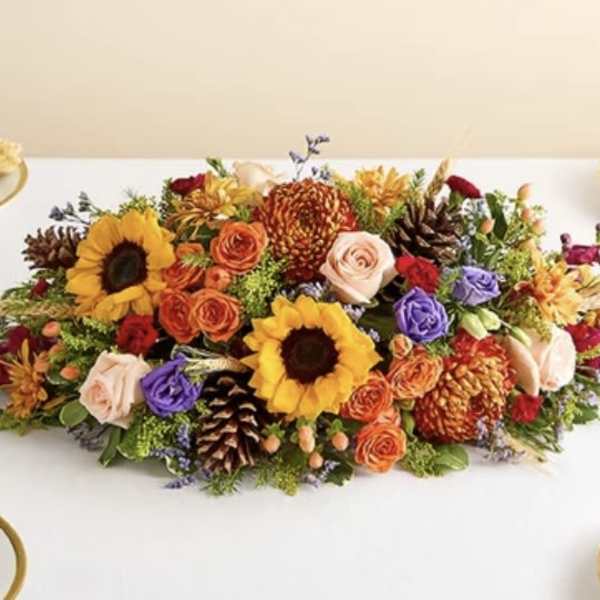 Crisp fall centerpiece