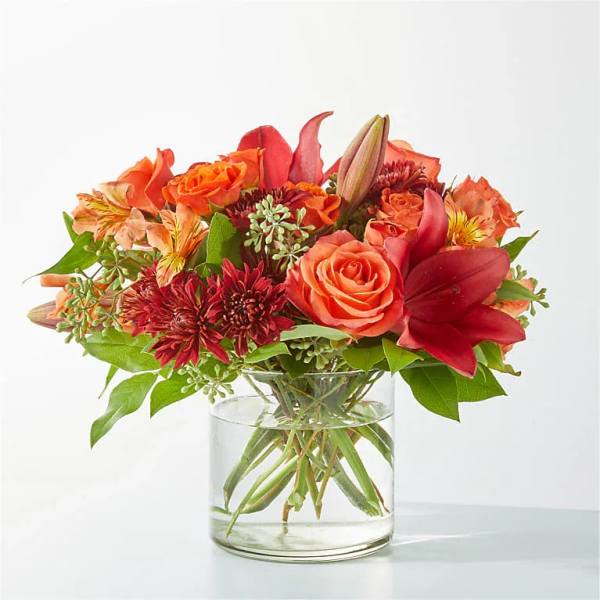 Eckert Florist's FTD Crimson Leaves Bouquet