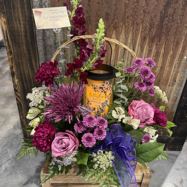 Purple Keepsake Lantern