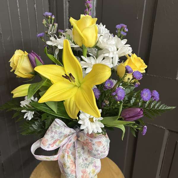 Purple Sunshine Bouquet