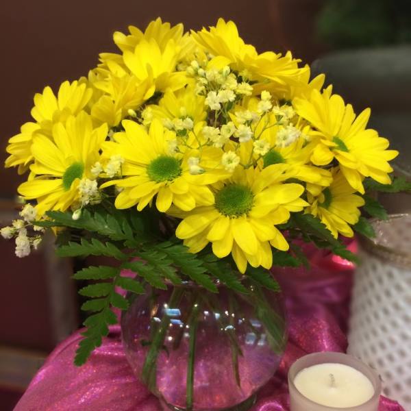 Yellow Daisy Bowl