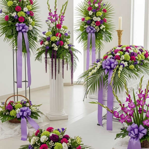 Eternal Bouquet Funeral Set