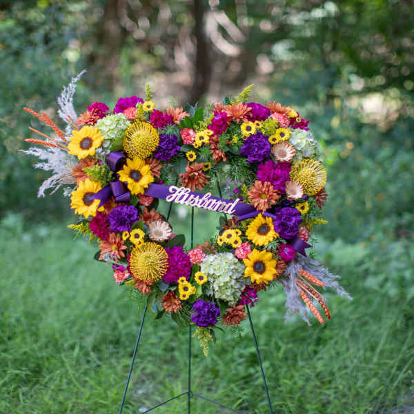 Autumnal Open Heart or Wreath