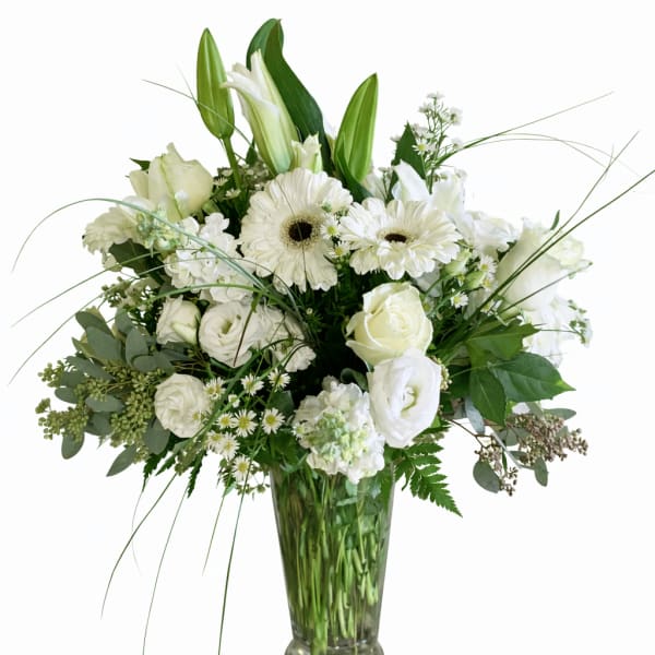 All White Beauty Bouquet