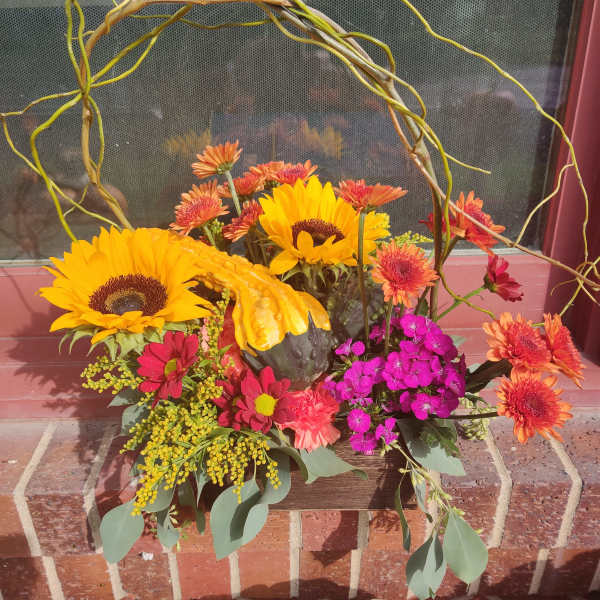 Gourd over fall