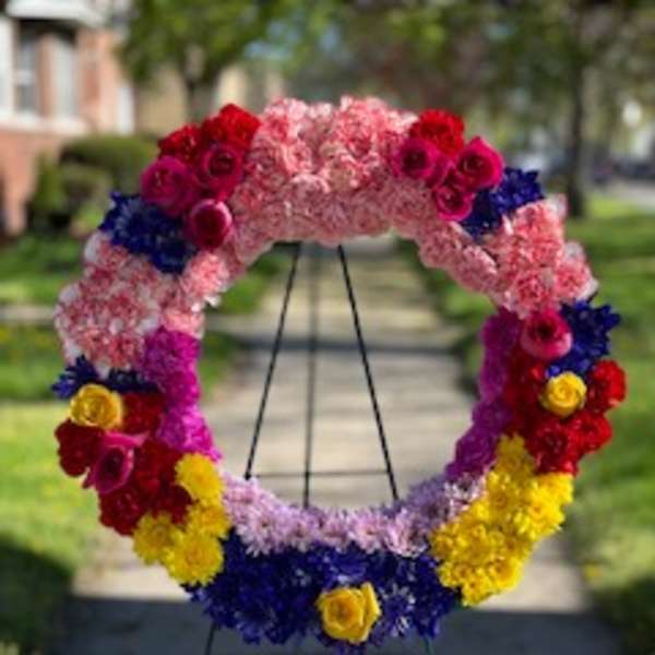 Vibrant Tribute Wreath