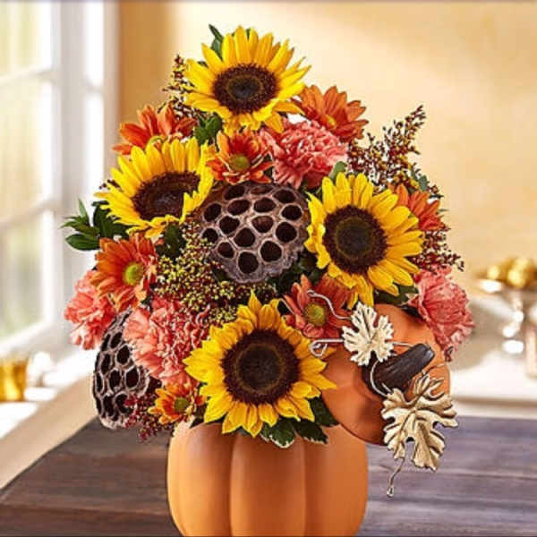 Pumpkins N' Posies Bouquet