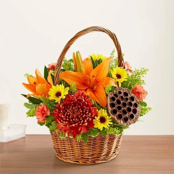 Fall gathering basket