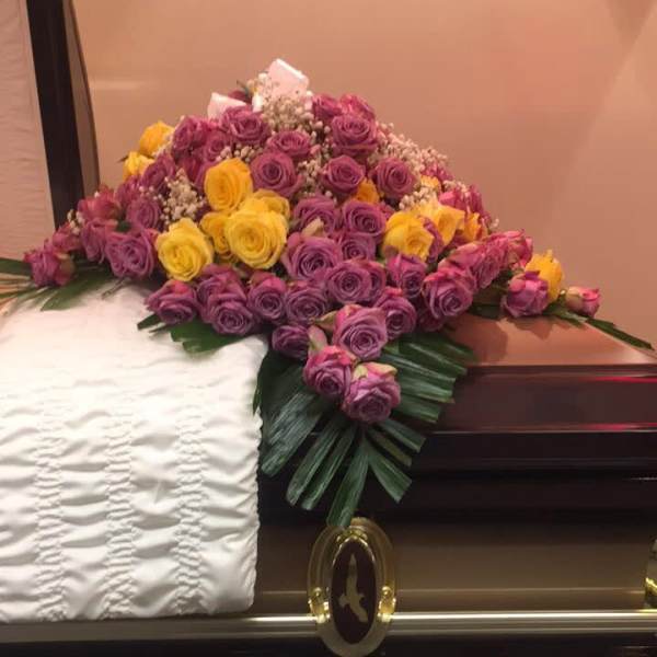 All Rose casket spray PREMIUM