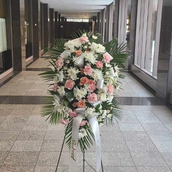 Pink Sympathy Standing Spray