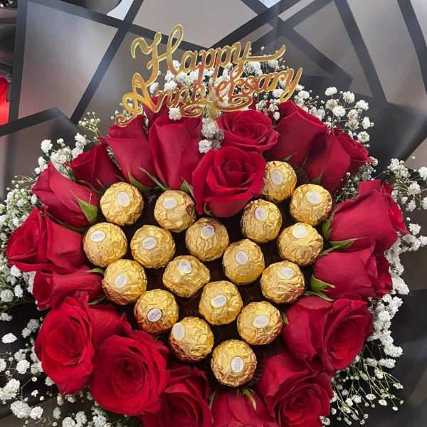 Corazón de chocolate