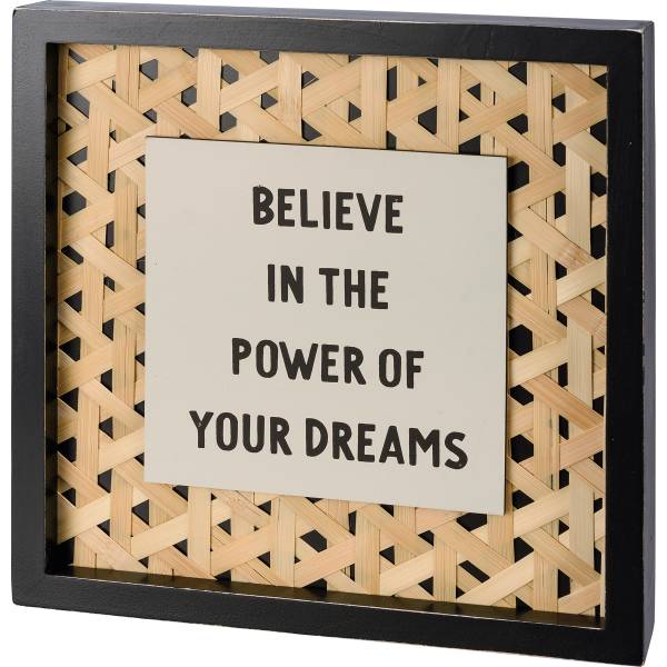 Box Sign Your Dreams