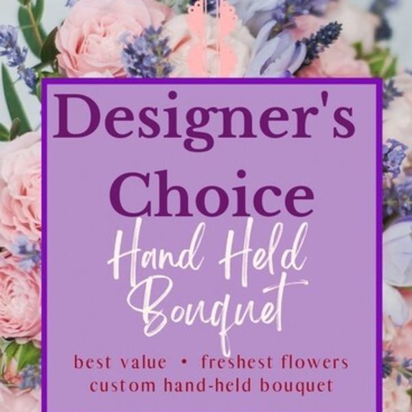 Designer's Choice - Hand Held for prom or wedding