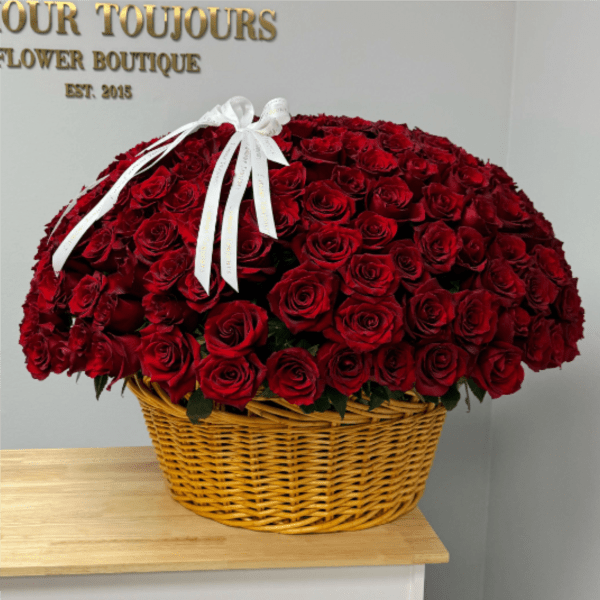 Grand Basket of Roses