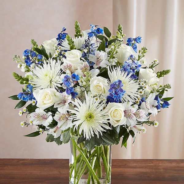 Sincerest Sorrow Blue & White