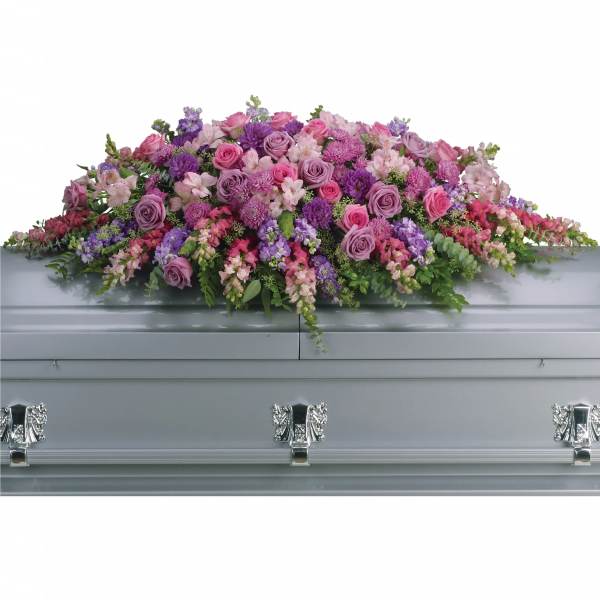 wonderful life Casket Spray