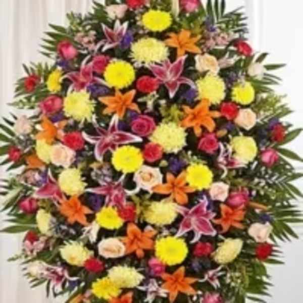 Vibrant Garden Standing Spray