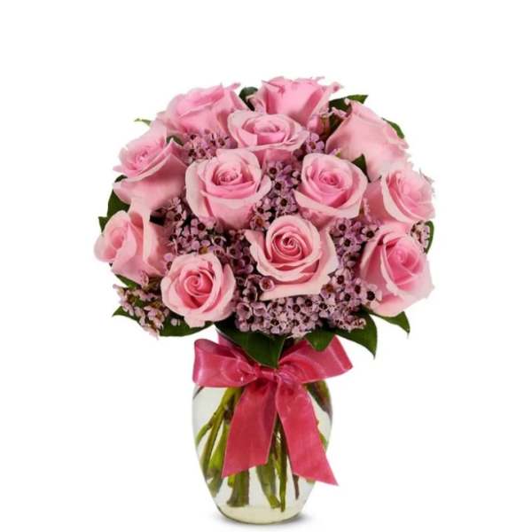 Passionate Pink Rose Bouquet