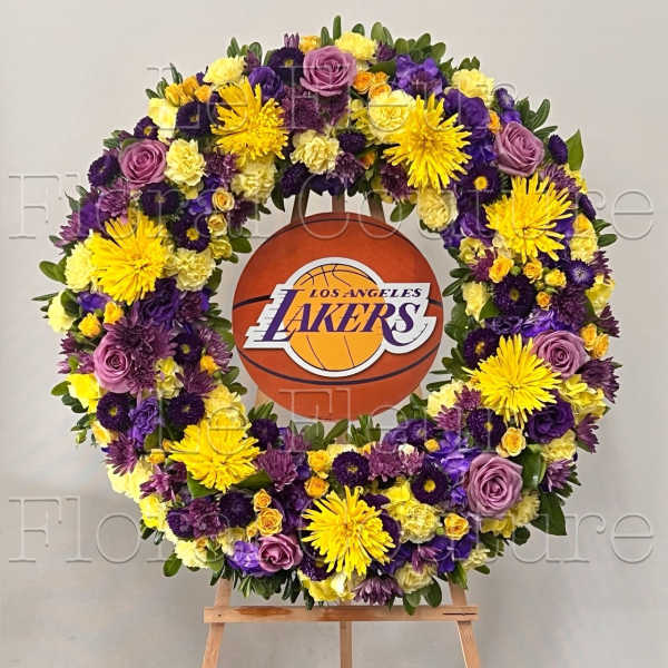 SPORTS LOGO Sympathy Wreath Design