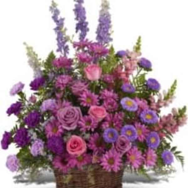 Gracious Lavender Basket