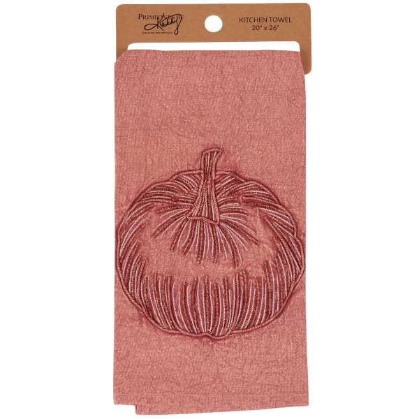 Kitchen Towel, pumpkin themed