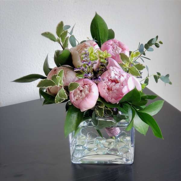 Bi-color Pink Peonies Bouquet