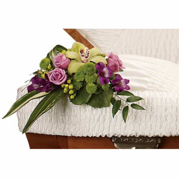 Never Alone Casket Arrangement
