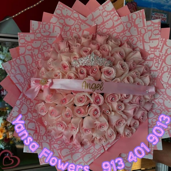 100 Soft Bouquet
