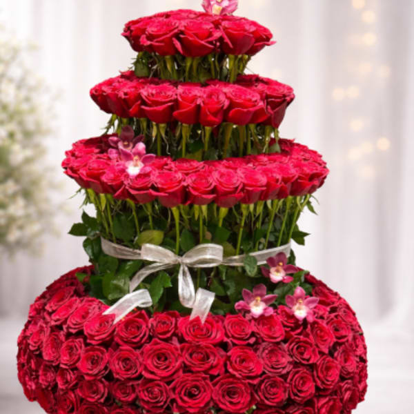 Eternal Love Rose Tower