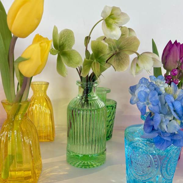 Bud Vases in Colors!