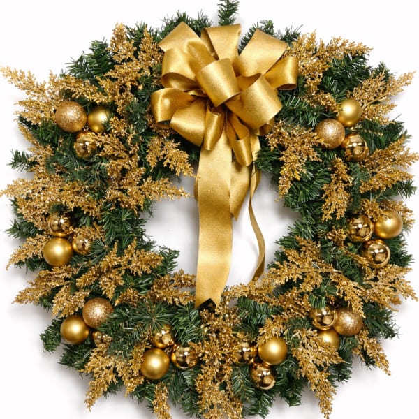 Luxury Christmas Glow Wreath