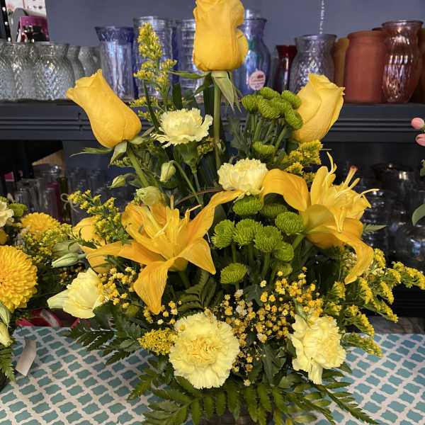 Yellow basket