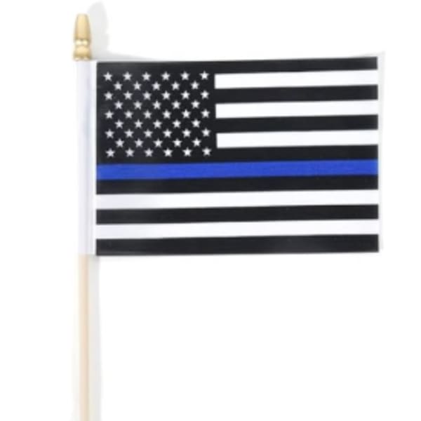 Thin Blue Line Flag Police