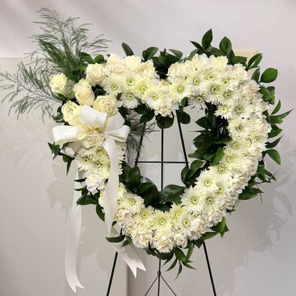 Our hearts speak to you wreath