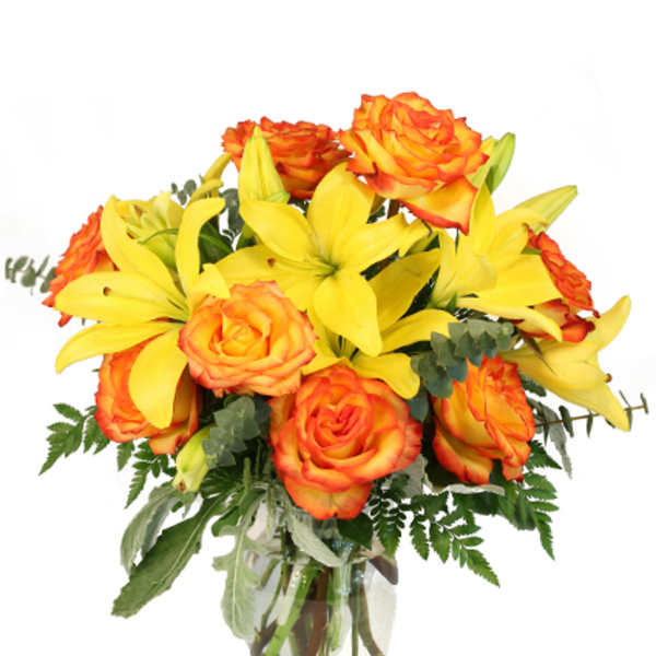 Vivid Amber Bouquet