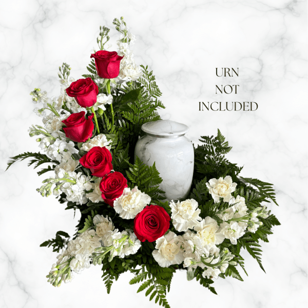 Funeral Spray For Urn Sympathy Arrangement