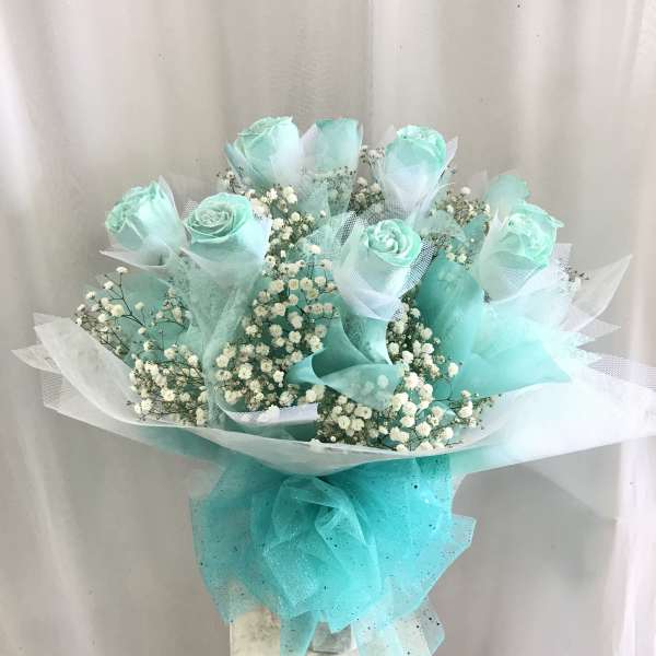 Hong Kong Style Roses - Tiffany Blue